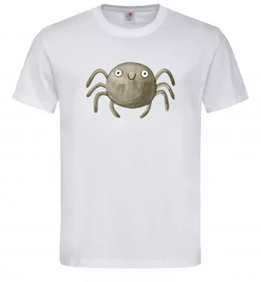 Мужская футболка Павучок малюнок Белый фото