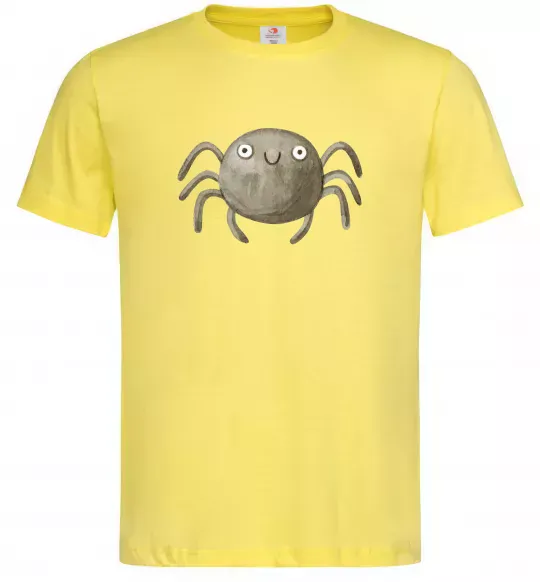 Мужская футболка Павучок малюнок Лимонный фото