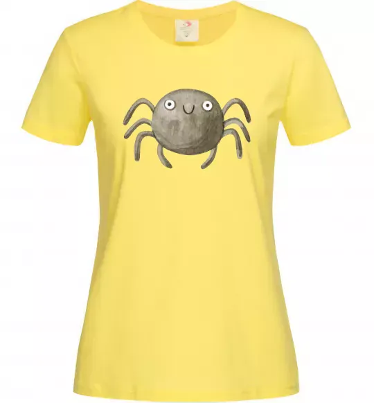 Женская футболка Павучок малюнок Лимонный фото