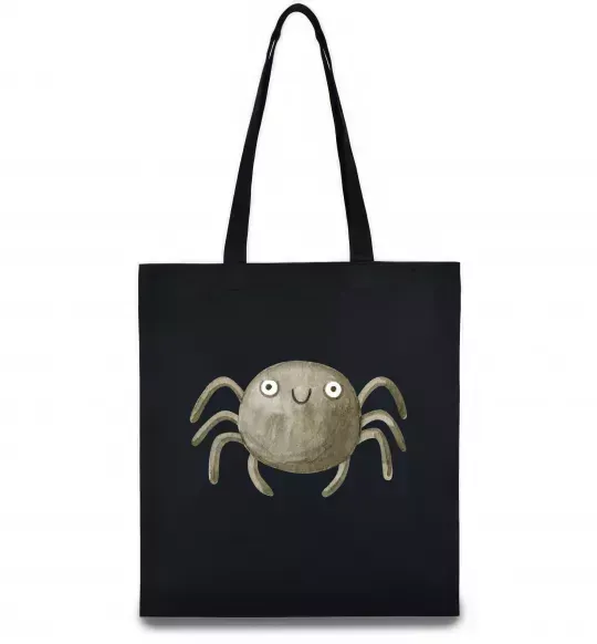 Еко-сумка Павучок малюнок Чорний фото