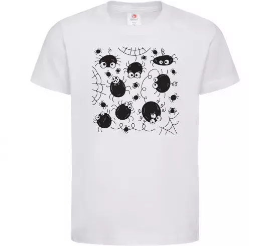 Детская футболка Павучки на павутинні Белый фото