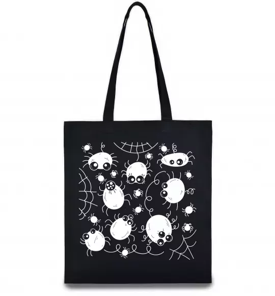Эко-сумка Павучки на павутинні Черный фото