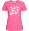 Женская футболка Павучки на павутинні Ярко-розовый фото