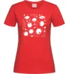 Женская футболка Павучки на павутинні Красный фото