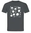Чоловіча футболка Павучки на павутинні Графіт фото