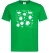 Чоловіча футболка Павучки на павутинні Зелений фото