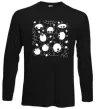 Лонгслив Павучки на павутинні Черный фото