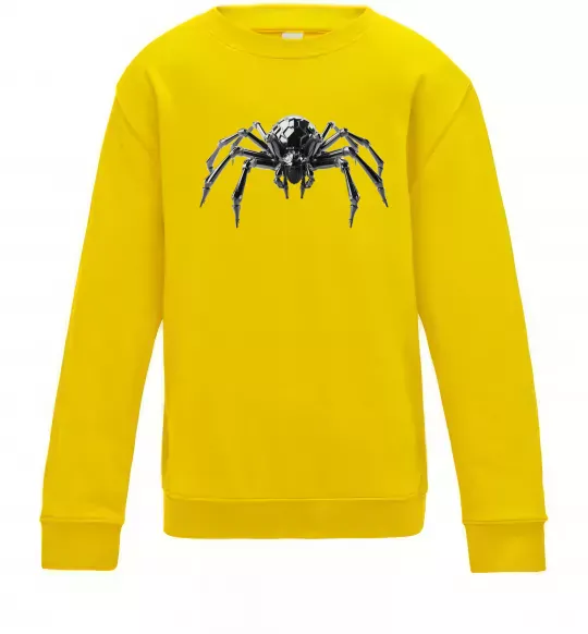 Детский Свитшот Павук робот Солнечно желтый фото