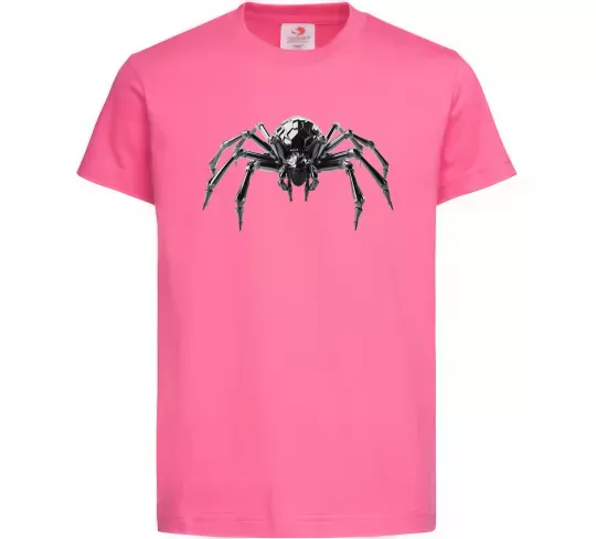 Детская футболка Павук робот Ярко-розовый фото