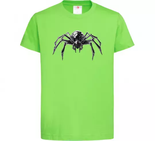 Детская футболка Павук робот Лаймовый фото