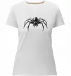 Жіноча преміум футболка Павук робот Білий фото