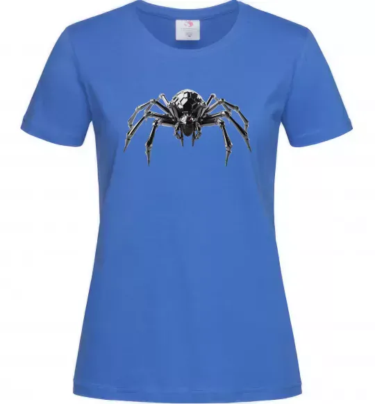 Женская футболка Павук робот Ярко-синий фото