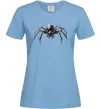Женская футболка Павук робот Голубой фото
