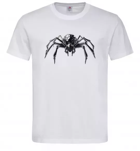 Мужская футболка Павук робот Белый фото