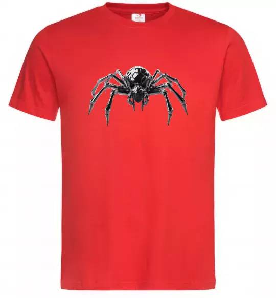 Мужская футболка Павук робот Красный фото