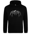 Мужская толстовка (худи) Павук робот Черный фото