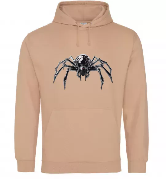 Женская толстовка (худи) Павук робот Песочный фото
