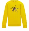 Детский Свитшот Тарантул Солнечно желтый фото
