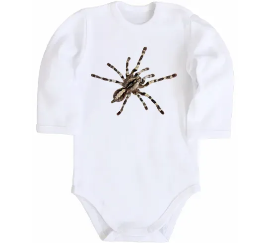 Дитячий бодік Тарантул Білий фото