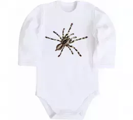 Дитячий бодік Тарантул Білий фото