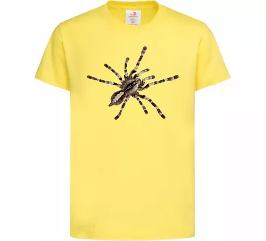 Дитяча футболка Тарантул Лимонний фото