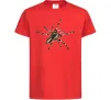 Дитяча футболка Тарантул Червоний фото
