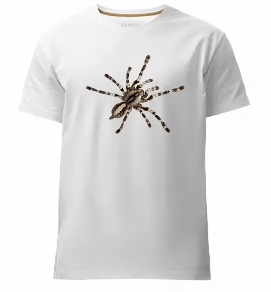 Чоловіча преміум футболка Тарантул Білий фото