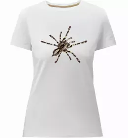 Женская премиум футболка Чорна вдова Белый фото