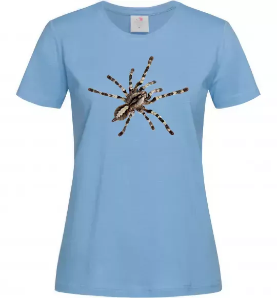 Жіноча футболка Тарантул Блакитний фото