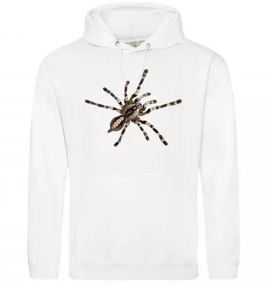 Мужская толстовка (худи) Тарантул Белый фото