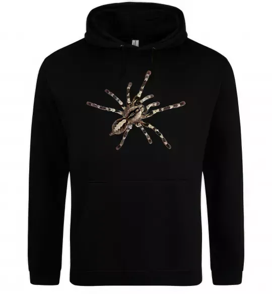 Женская толстовка (худи) Тарантул Черный фото