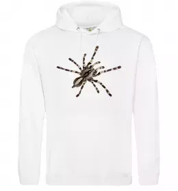 Женская толстовка (худи) Тарантул Белый фото