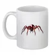 Чашка керамическая Червоний павук Белый фото