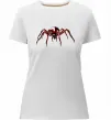 Женская премиум футболка Червоний павук Белый фото