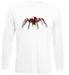 Лонгслів Червоний павук Білий Лонгслів Червоний павук Білий фото
