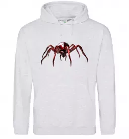 Мужская толстовка (худи) Павук робот Белый фото