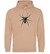 Жіноча толстовка (худі) Spider Пісочний фото