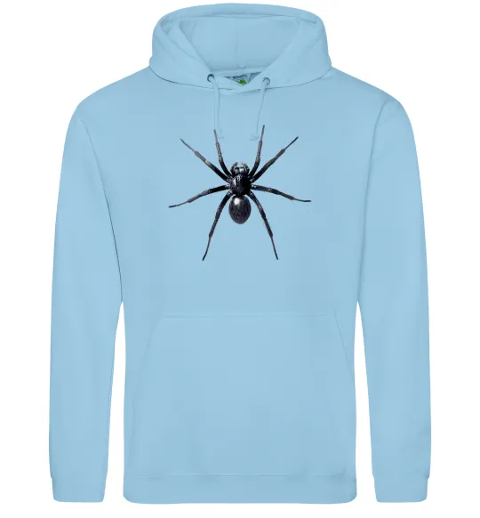 Женская толстовка (худи) Spider Голубой фото
