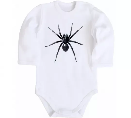 Детский боди Spider Белый фото