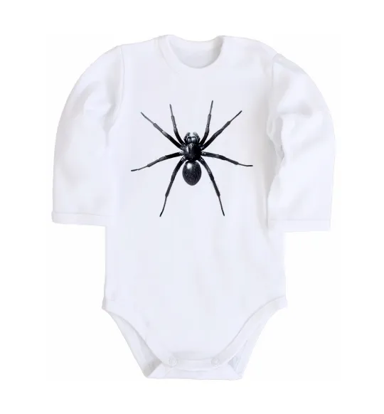 Дитячий бодік Spider Білий фото