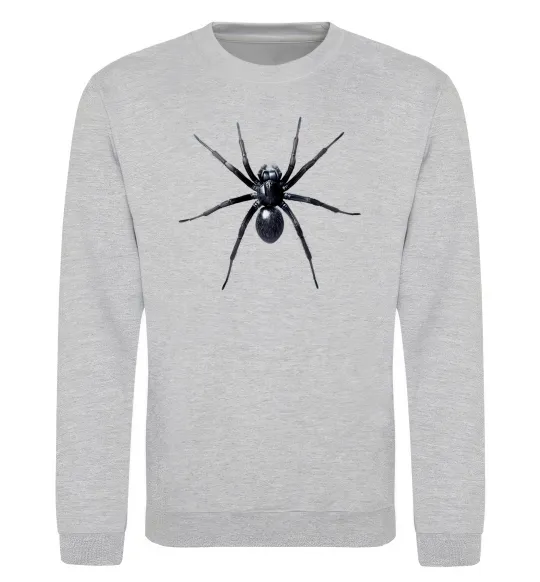 Свитшот Spider Серый меланж фото