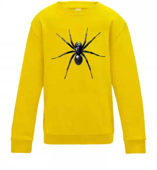 Детский Свитшот Spider Солнечно желтый фото
