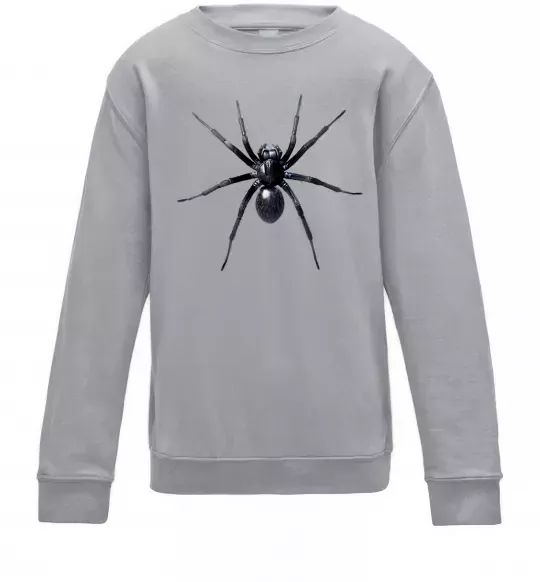 Детский Свитшот Spider Серый меланж фото