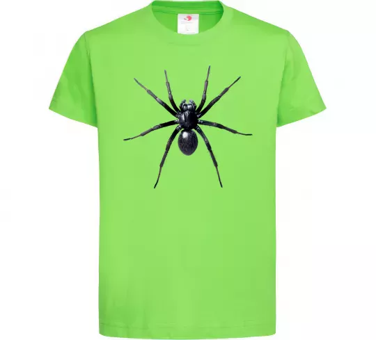 Дитяча футболка Spider Лаймовий фото
