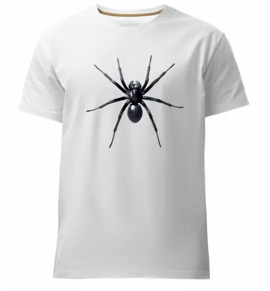 Мужская премиум футболка Spider Белый фото