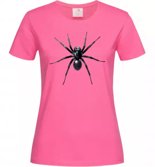 Жіноча футболка Spider Яскраво-рожевий фото