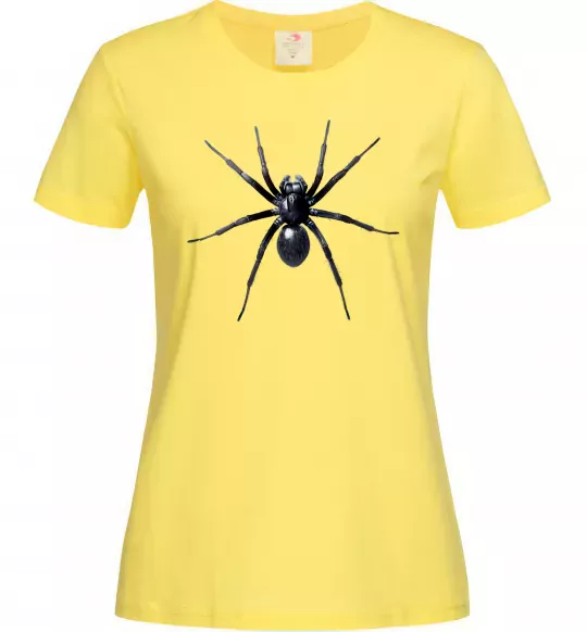 Жіноча футболка Spider Лимонний фото