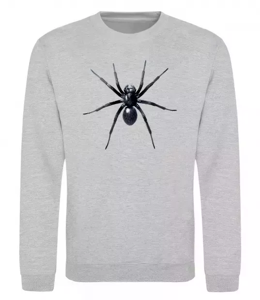 Свитшот Spider Серый меланж фото