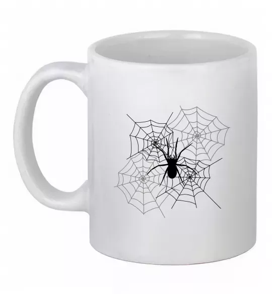 Чашка керамическая Павутиння Белый фото