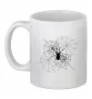 Чашка керамическая Павутиння Белый фото